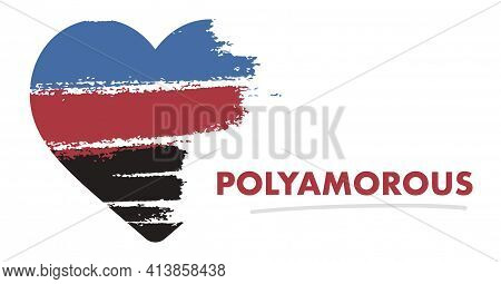 Polyamorous Flag. Lgbt Pride Month In June. Lesbian Gay Bisexual Transgender. Celebrated Annual. Rai