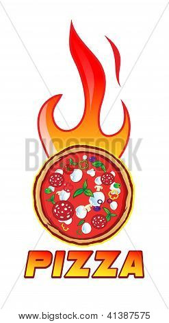 gorąca pizza