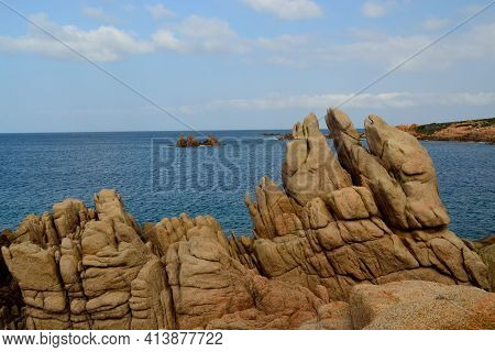 View Of The Cala Sarraina Coast, Trinità D\'agultu