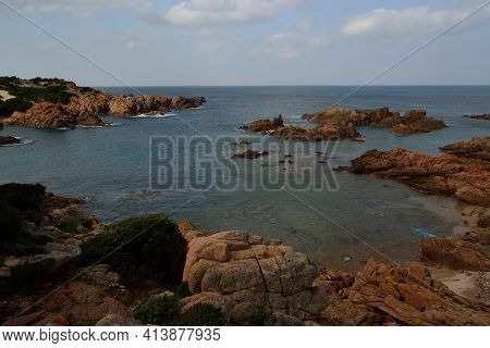 View Of The Cala Sarraina Coast, Trinità D\'agultu