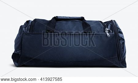 Blue duffle bag unisex accessory