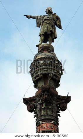 Socha Kryštofa Kolumba v Barceloně