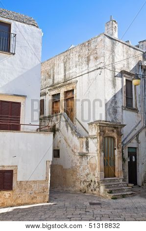 Alleyway. Noci. Puglia. Italy.