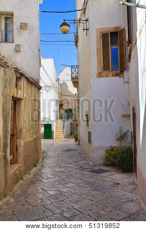 Alleyway. Noci. Puglia. Italy.