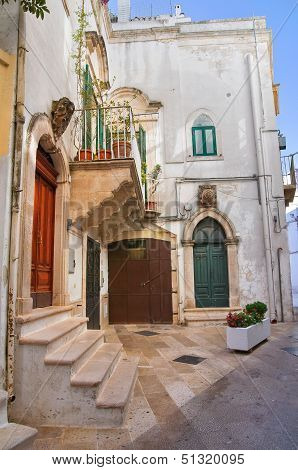 Alleyway. Noci. Puglia. Italy.