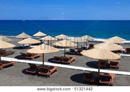 Kamari Beach Santorini