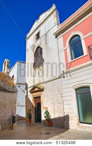 Church of St. Chiara. Noci. Puglia. Italy.