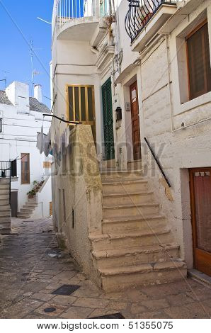 Alleyway. Noci. Puglia. Italy.
