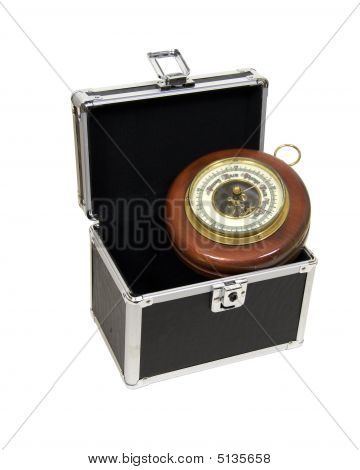 Antieke Barometer en moderne geval