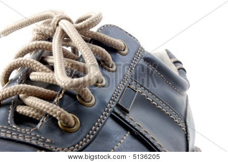 Macro di una scarpa