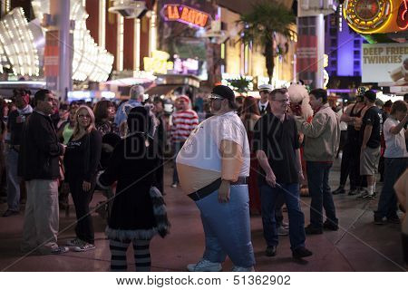 Halloween Night Downtown Las Vegas, October 31St, 2012.
