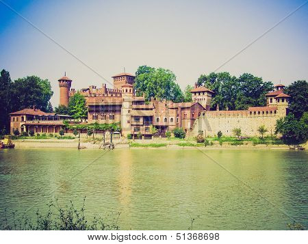 Retro Look Medieval Castle