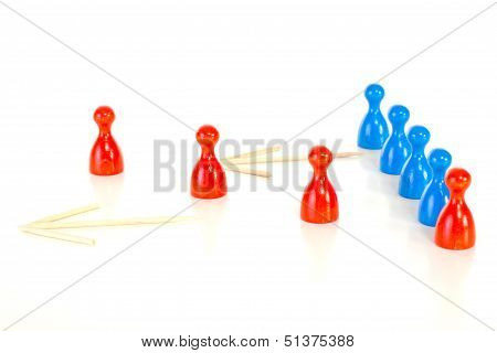 Meeples Following The Right Way For Successful Life