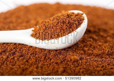 Ground coffee