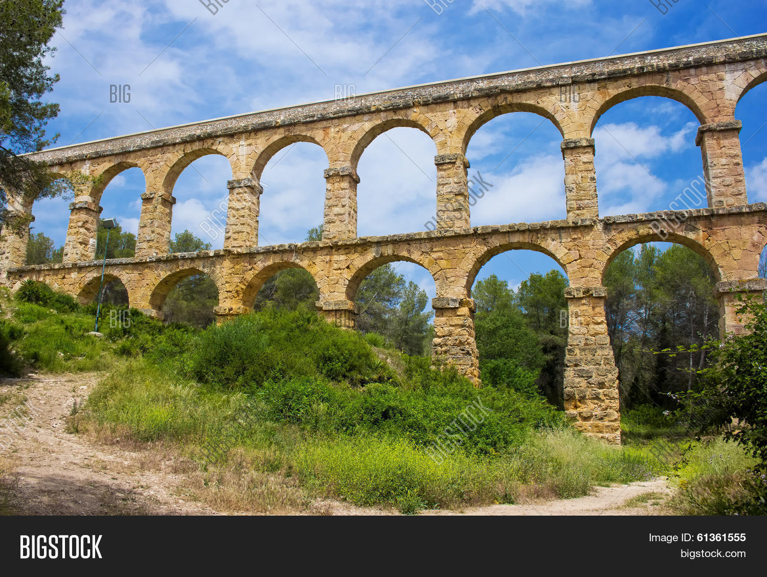 Aqueduct Tarragona Image & Photo (Free Trial) Bigstock