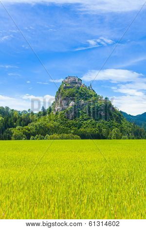 Hochosterwitz Castle In Austria In Spring