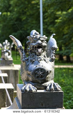 Bronze Dragon On The Bridge
