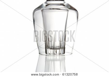 Empty glass. Isolated on white isolated background
