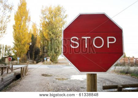 Stop Road Signa