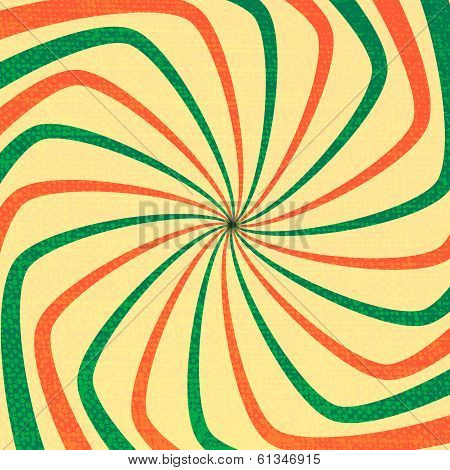 Abstract Colorful Roundabout