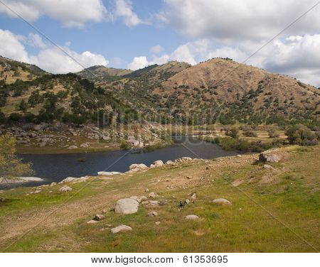 Mountain Landscape with Pond