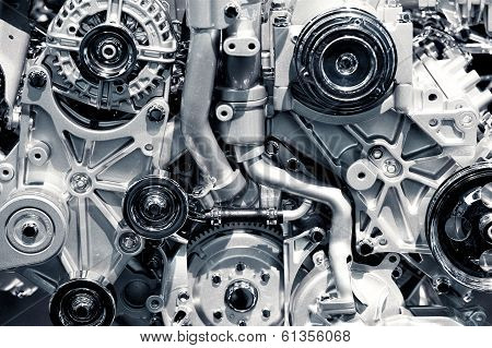 Gas Engine Closeup