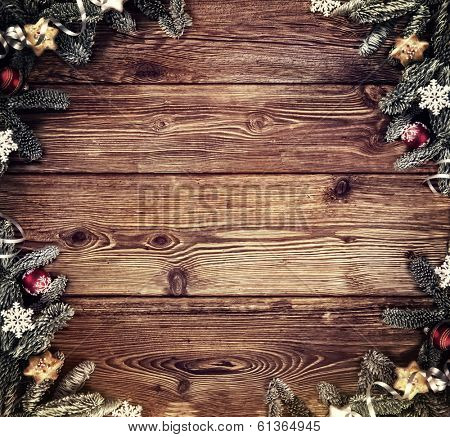 wooden board with decoration