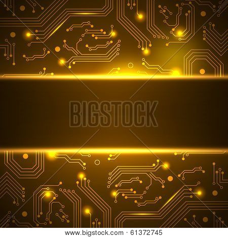 Technology background with space for your text.