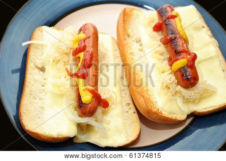 Hot Dogs With Saurkraut