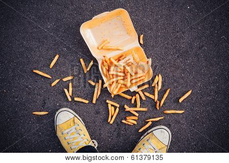 Man Dropping His Chips