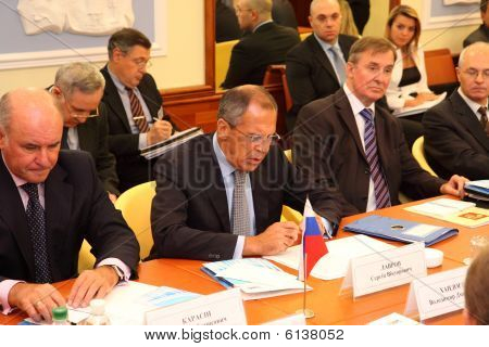 Reunião dos chefes de ministérios dos negócios estrangeiros da Ucrânia e da Rússia
