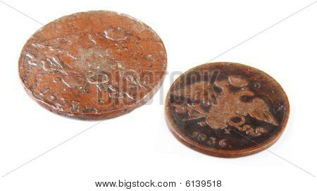 die alte russische Münzen