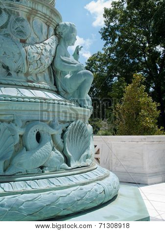 Sea theme fountain outdoors