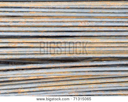 Reinforce Steel Rod Texture Background