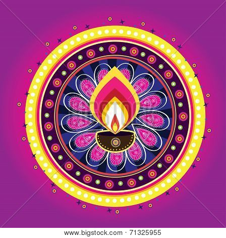 Diwali Candle Light