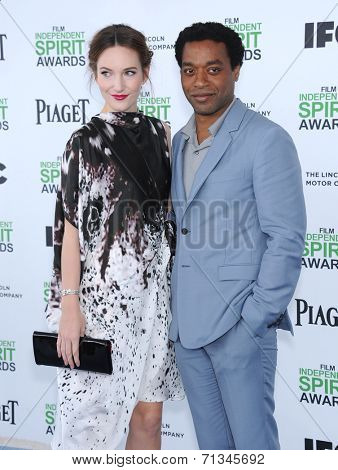 LOS ANGELES - MAR 01:  Chiwetel Ejiofor arrives to the Film Independent Spirit Awards 2014  on March 01, 2014 in Santa Monica, CA.                