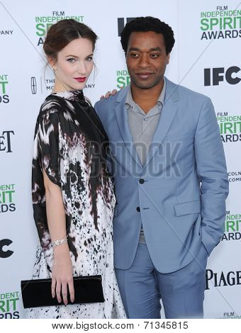 LOS ANGELES - MAR 01:  Chiwetel Ejiofor arrives to the Film Independent Spirit Awards 2014  on March 01, 2014 in Santa Monica, CA.                