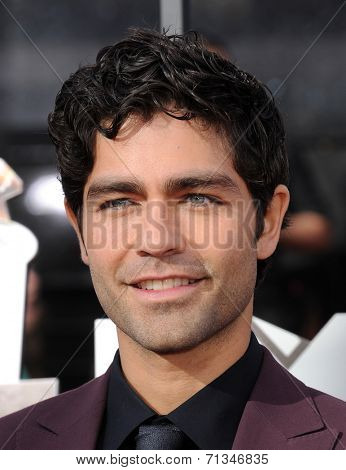 LOS ANGELES - APR 13:  Adrian Grenier arrives to the 2014 MTV Movie Awards  on April 13, 2014 in Los Angeles, CA.                