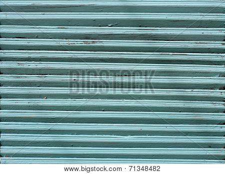 Blue Painted Wooden