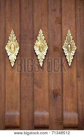 Thai style wood carving