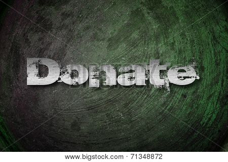 Donate Concept