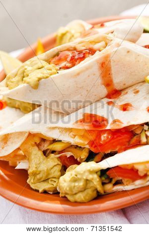 tortillas with dip
