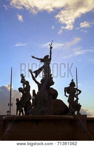 The Raices Fountain