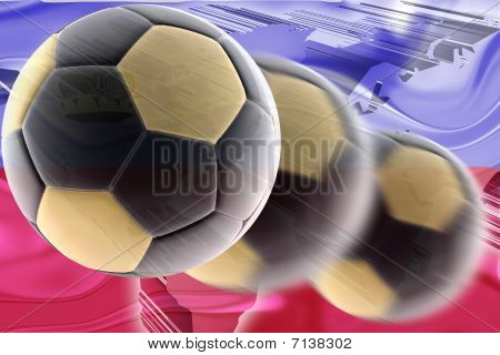 Bandiera del calcio ondulate Lichenstein
