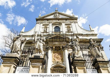 Church Of Saints Peter And Paul In Old Town District