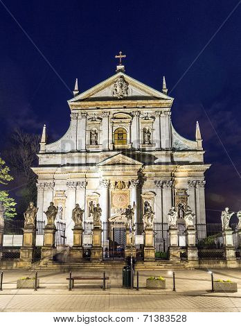 Church Of Saints Peter And Paul In Old Town District