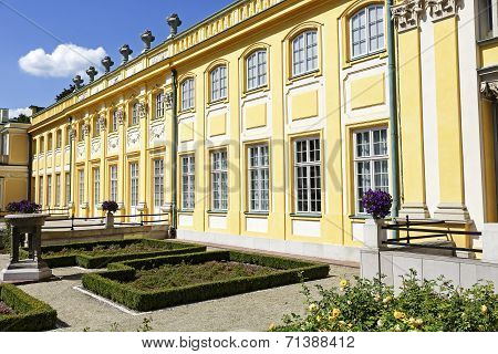 Royal Palace In Wilanow, Warsaw, Poland