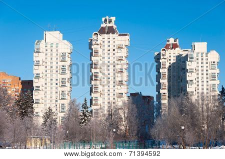Winter In Moscow, Russia