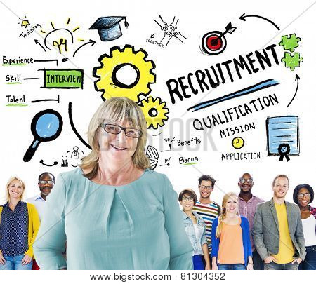 Ethnicity Peolple Leadership Recruitment Hiring Concept