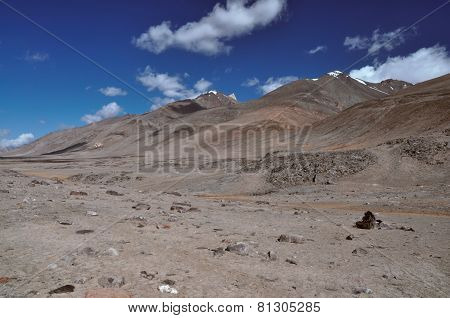 Arid Valley In Tajikistan